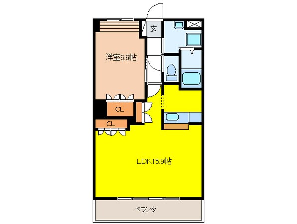 コンフォ－ル前田Ⅲの物件間取画像